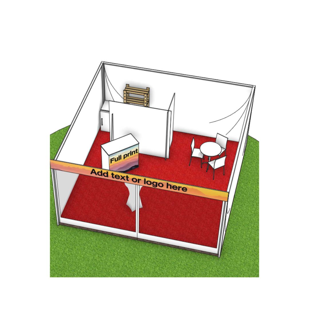 Premium interior package for 4x4m, 6x3m & 5x5m tent